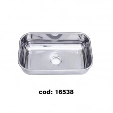 16538 - CUBA Nº2 INOX 56X34 FURO 3.1/2 A.BR.TECN