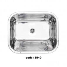 16540 - TANQUE INOX 40X40X22CM 22L POLIDO TECNOC
