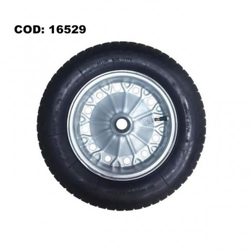 RODA CARRINHO PEDR.3,25X8 C/BUCHA METALOSA