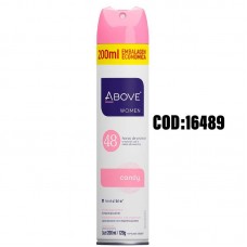 16489 - DESODORANTE ABOVE CANDY WOMEN 48H 200ML