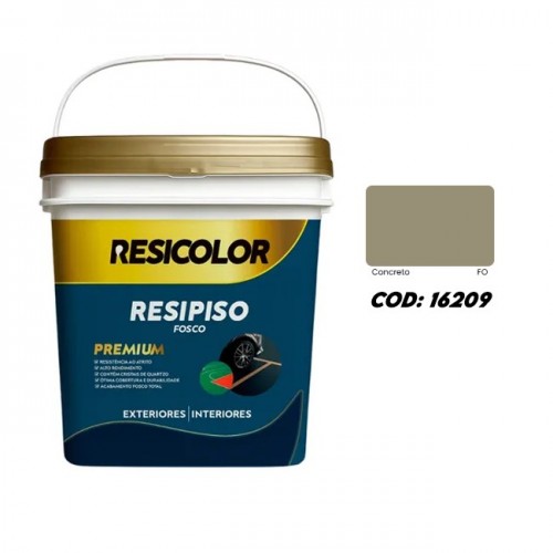 TINTA P/PISO  3,2L CONCRETO FOSCO RESIPI
