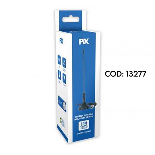 ANTENA INT. DIGITAL HDTV MINI  1,50M PIX