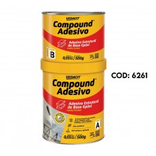 6261 - COMPOUND ADESIVO ESTRUTURAL EPOXI MF 1KG VEDACIT