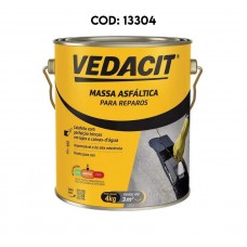 13304 - MASSA ASFALTICA CARBOLASTICO2 VEDACIT 4KG BASE SOLVENTE 