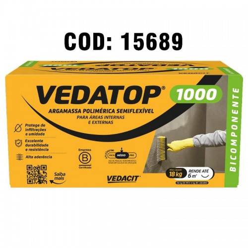VEDATOP 1000 18KG BICOMPONENTE CAIXA