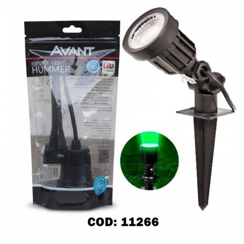 ESPETO JARDIM 5W TONALIDADE VERDE HUMMER AVANT
