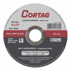 14120 - DISCO CORTE P/INOX FINO 4.1/2 PRO CORTAG