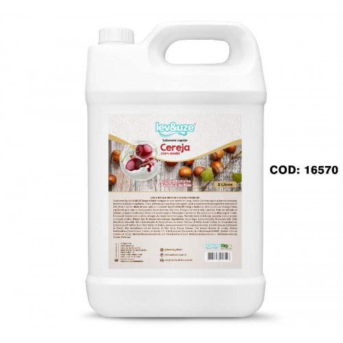 SABONETE LIQUIDO LEV&UZE CEREJA/AVELA 5L
