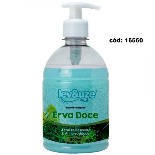 SABONETE LIQUIDO LEV&UZE ERVA DOCE 500ML