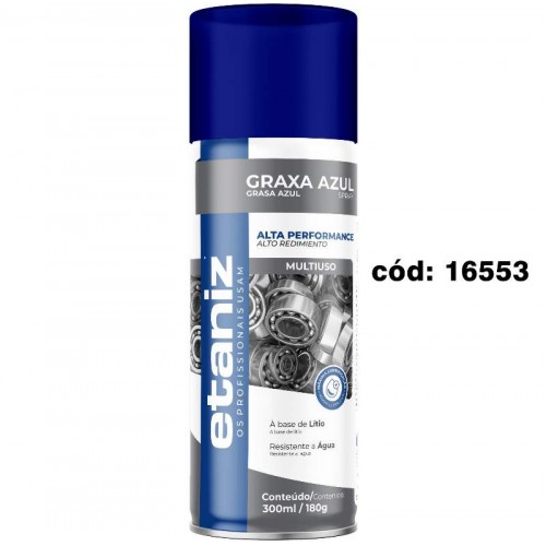 GRAXA AZ LITIO SPRAY 300ML ETANIZ