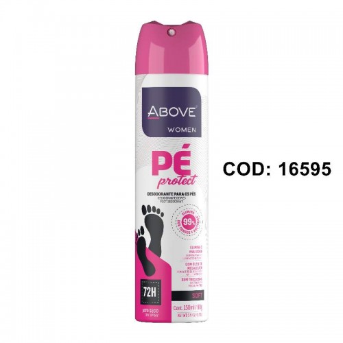 DESODORANTE SPRAY PARA OS PES ABOVE WOMEN 150ML