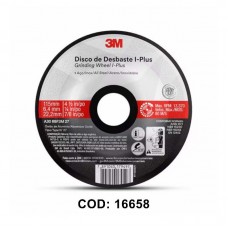 16658 - DISCO MULTI-USO CORTE ACO/DESBASTE 4.1/2 3M