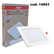 14941 - PAINEL EMB.LED QUAD.18W 22CM POP 6500K 