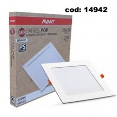 14942 - PAINEL EMB.LED QUAD.24W 30CM POP 6500K 