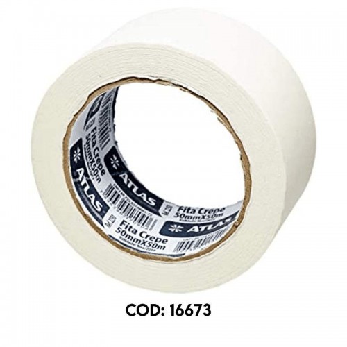 FITA CREPE USO GERAL 48MMX50M ATLAS