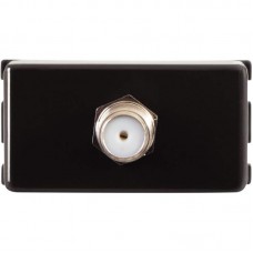 16697 - MODULO LIZ TOMADA TV/SAT COAXIAL DIRETA BLACK GRAFITE 57215042 TRAMONTINA
