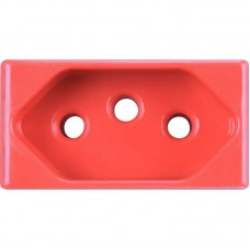16696 - MODULO LIZ TOMADA 20A VERMELHO 57115039 TRAMONTINA