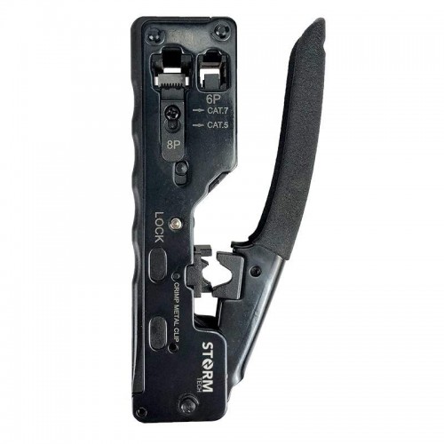 ALICATE P/CRIMPAR CONECTORES MODULAR DE PASSAGEM RJ11/RJ45/RJ12 NWT