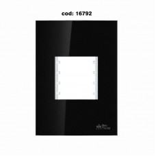 16792 - PLACA ON BLACK 4X2 2 MODULOS 82214 MECTRONIC