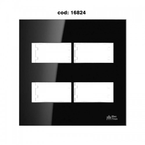 PLACA ON BLACK 4X4 4 MODULOS DISTANCIADOS 82221 MECTRONIC