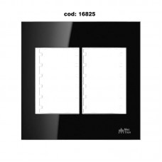 16825 - PLACA ON BLACK 4X4 6 MODULOS 82220 MECTRONIC
