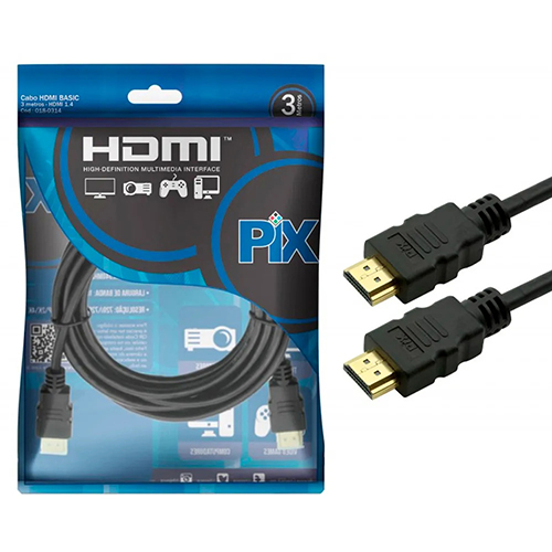CABO HDMI 1.4 4K ULTRAHD - 3MTS PIX