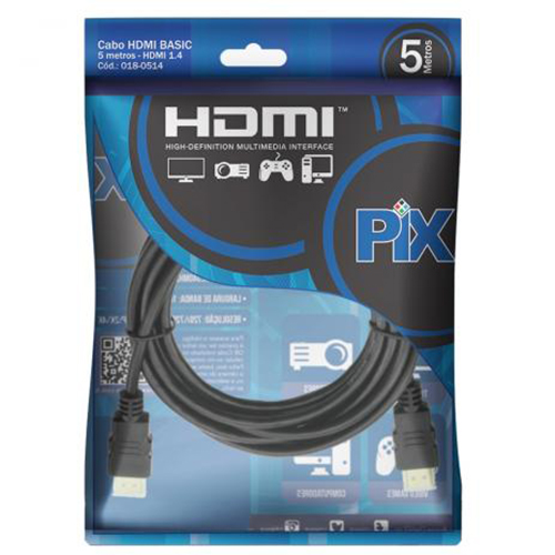 CABO HDMI 1.4 4K ULTRAHD - 5MTS PIX