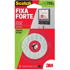 5987 - Fita Dupla Face Scotch Fixa Forte Espuma 12MM X 1,5M (Banana) -3M 