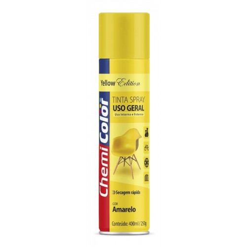 Spray Uso Geral Chemicolor Amarelo 400ml